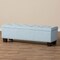 Baxton Studio Hannah Blue Upholstered Button-Tufting Storage Ottoman Bench 128-7052 - alternate 8